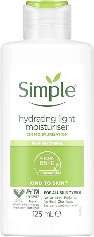 Hidratante con niacinamida Simple - 125ml