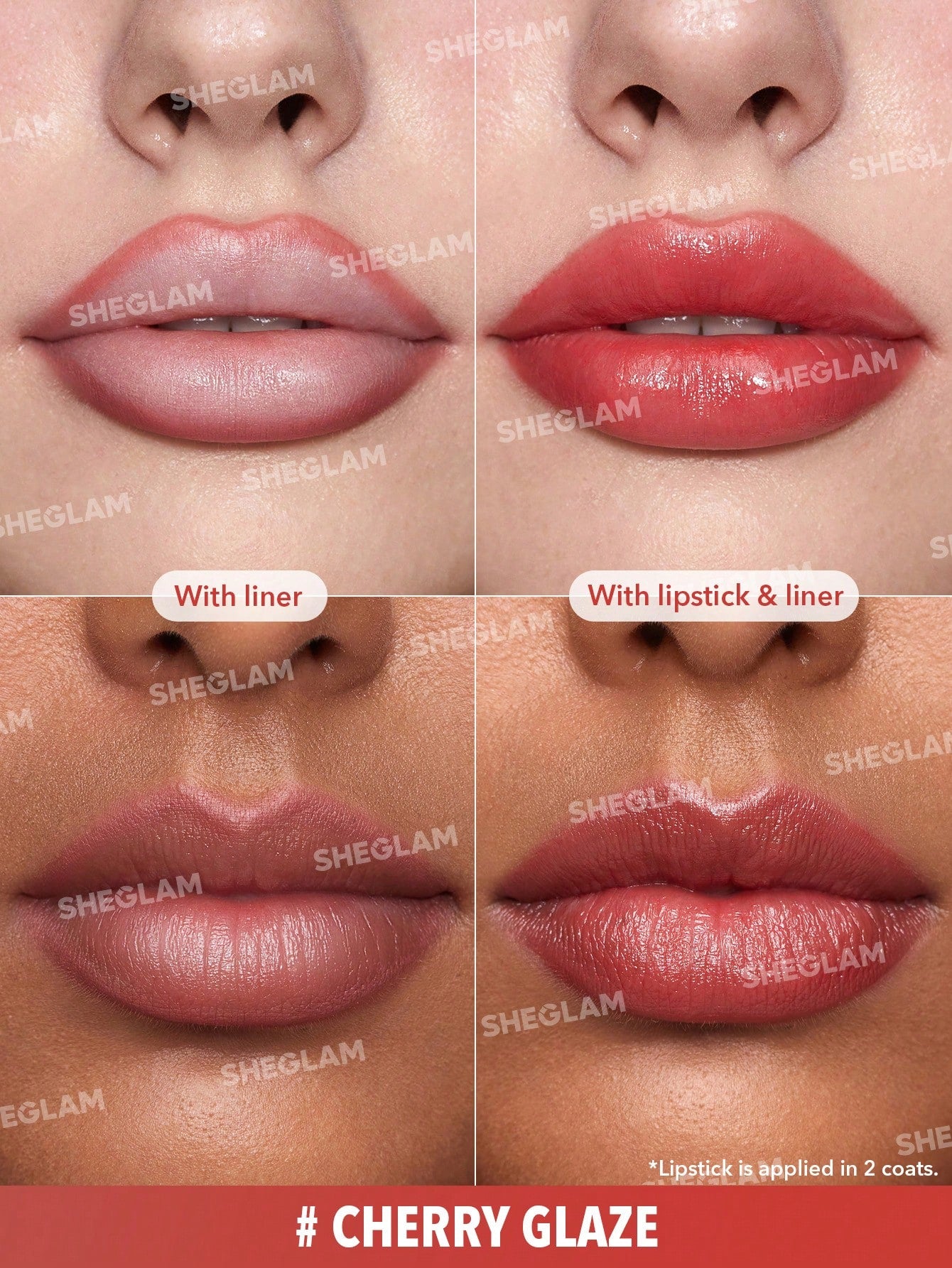 Dúo labial + delineador de labios, 2 en 1
