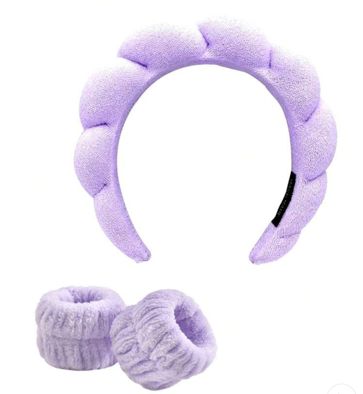 Diadema + muñequeras lila
