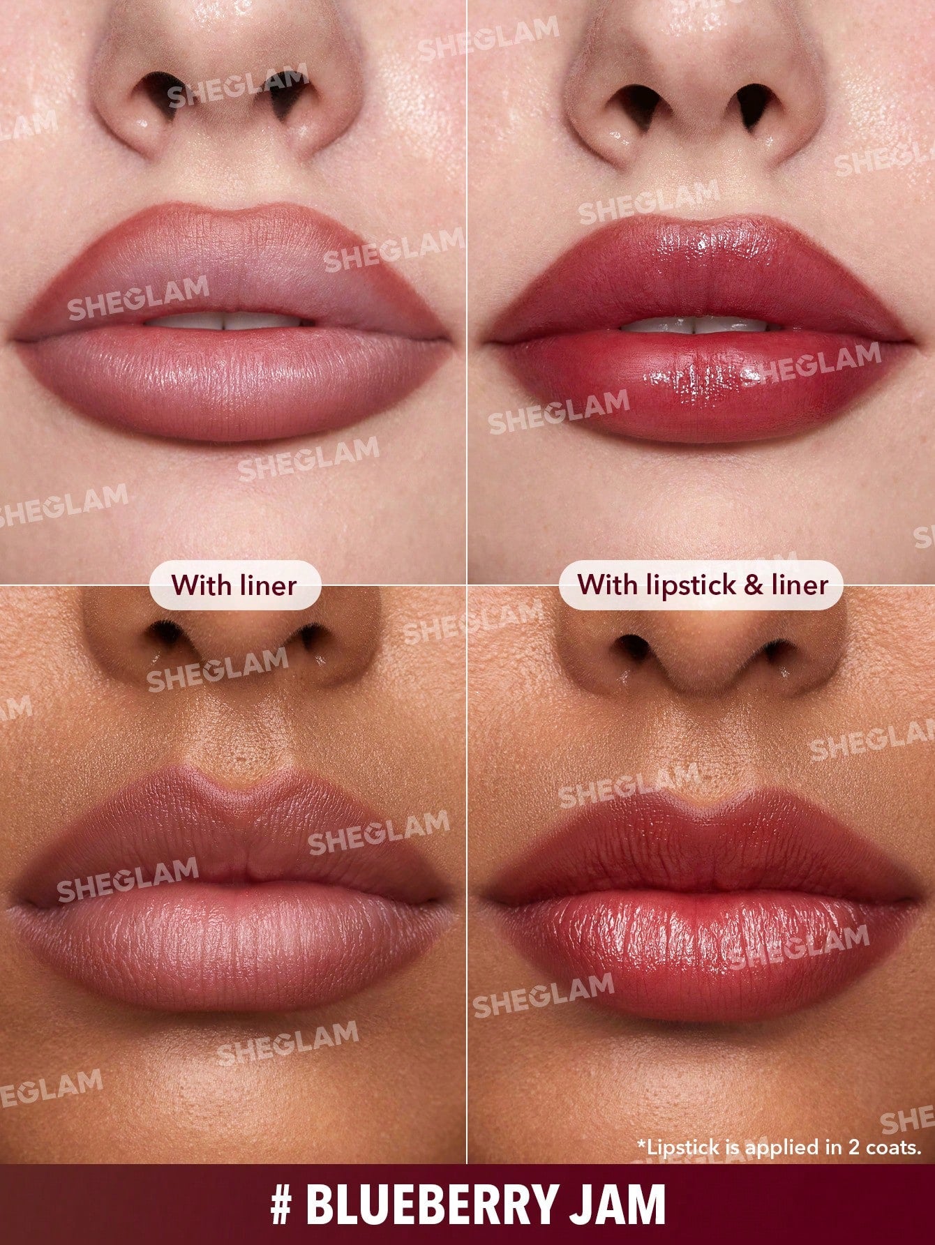 Dúo labial + delineador de labios, 2 en 1