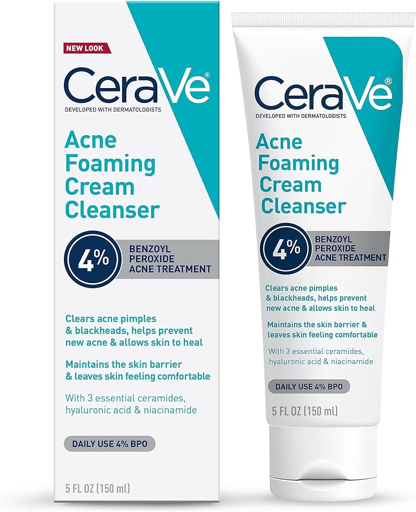 Acné foaming cream cleanser con peroxido de benzoilo - 150ml