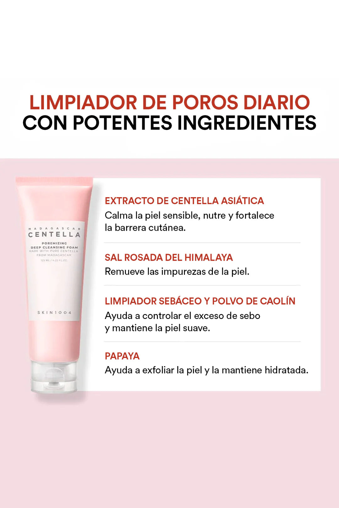 Poremizing foam - limpiador espumoso
