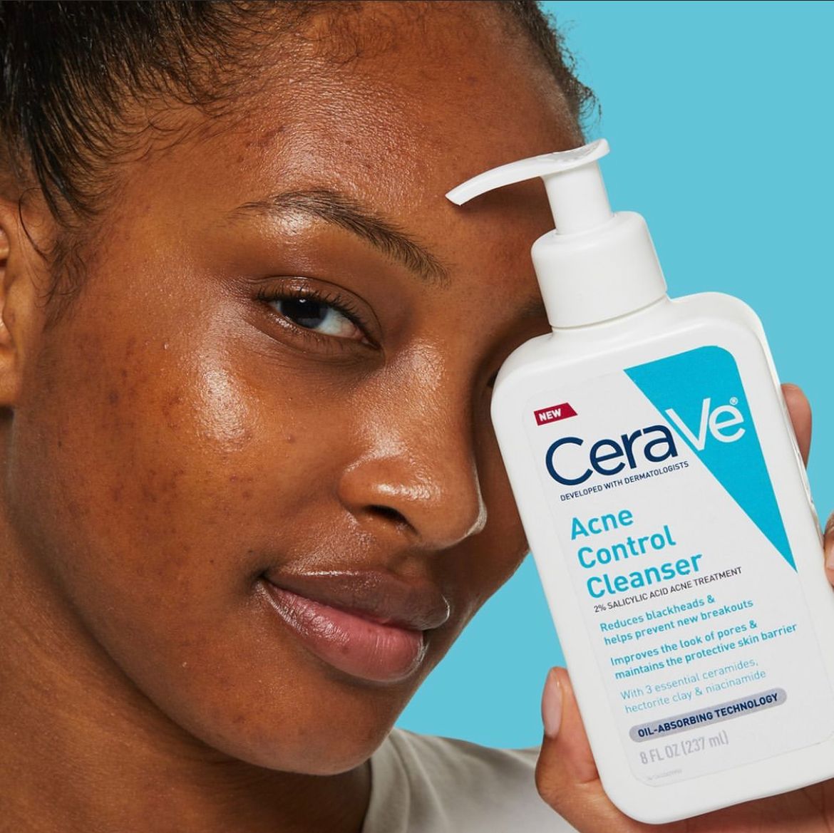 CeraVe Acne Control cleanser con acido salicilico - 237ml