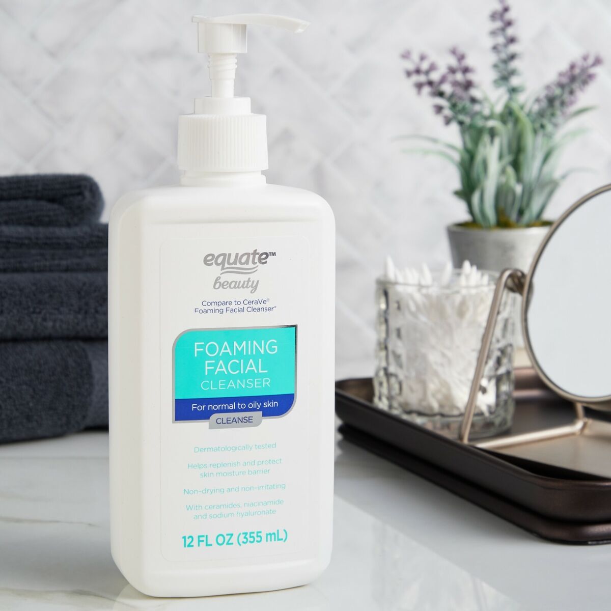 foaming facial cleanser 355ml - Equate