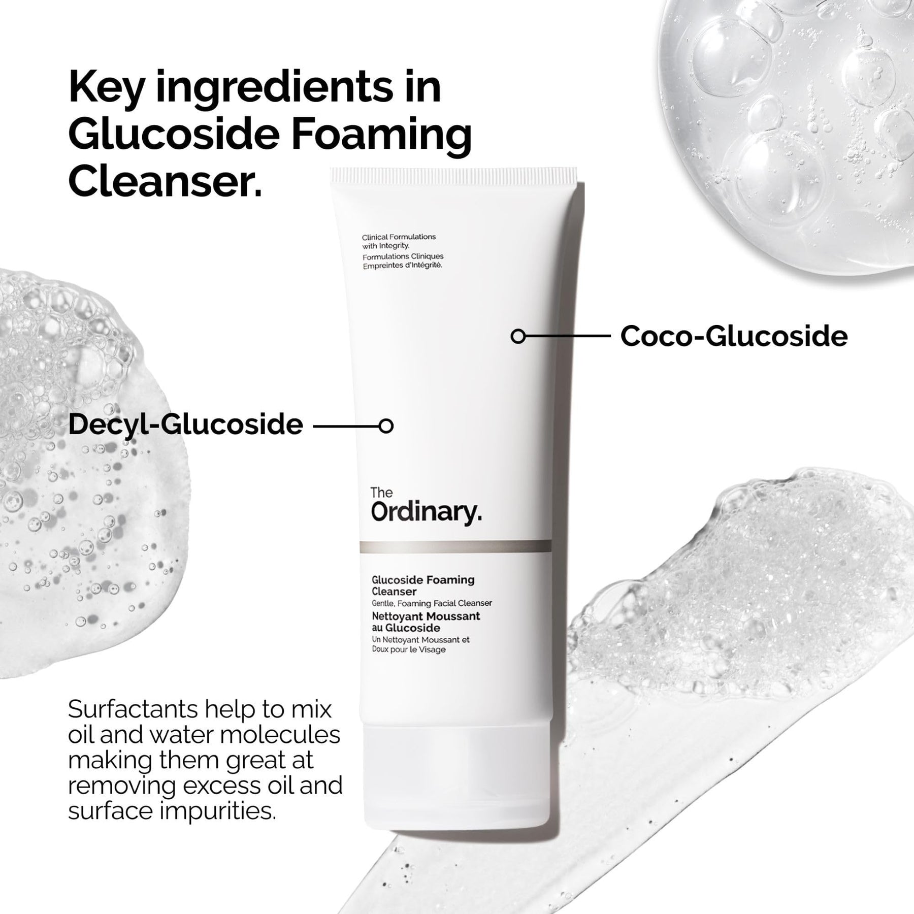 Gel Limpiador Glucoside Foaming Cleanser - The ordinary